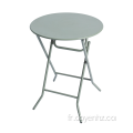 Table ronde pliante en métal 46cm